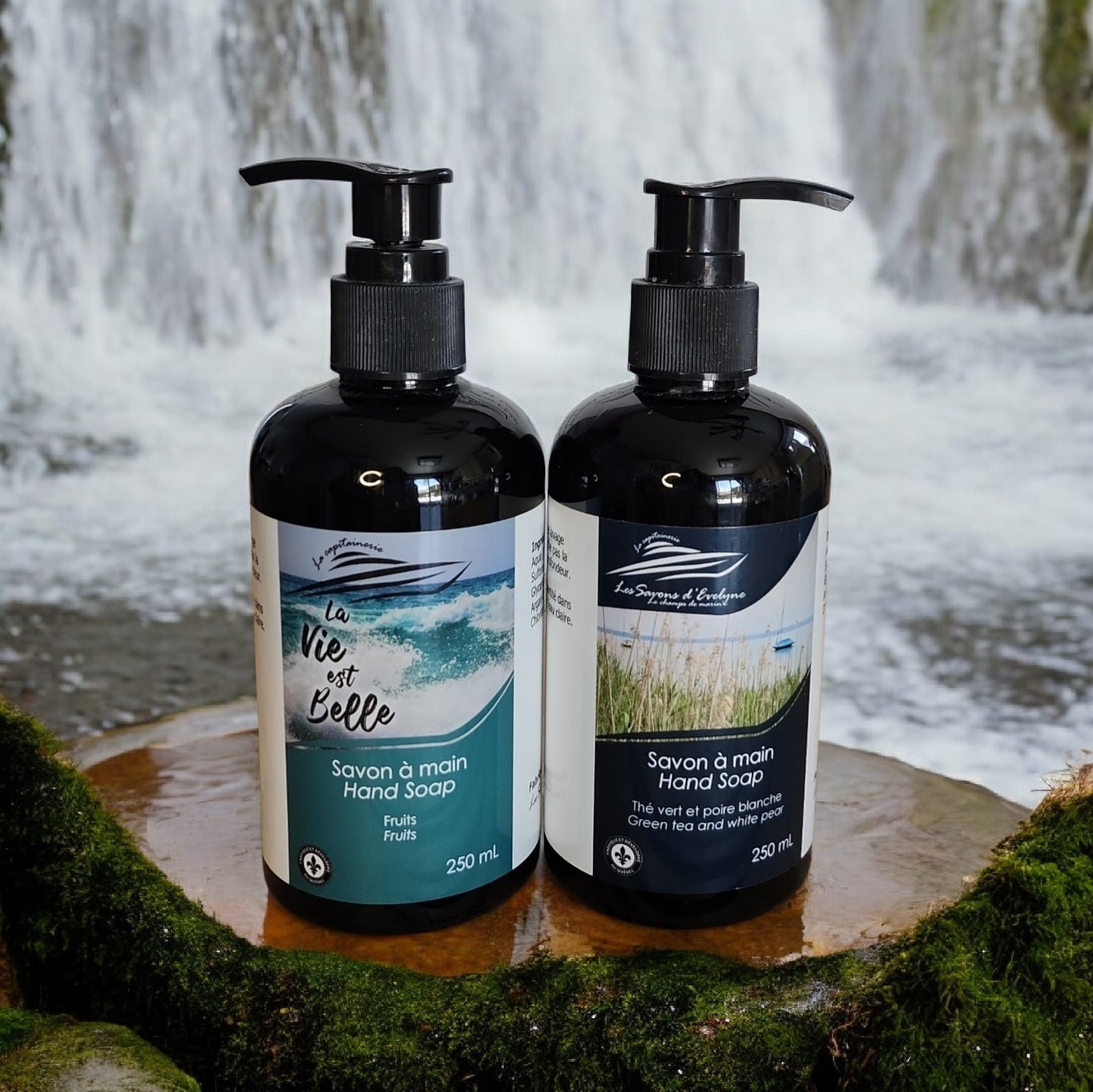 Savon à main La vie est belle, avec huile d'argan