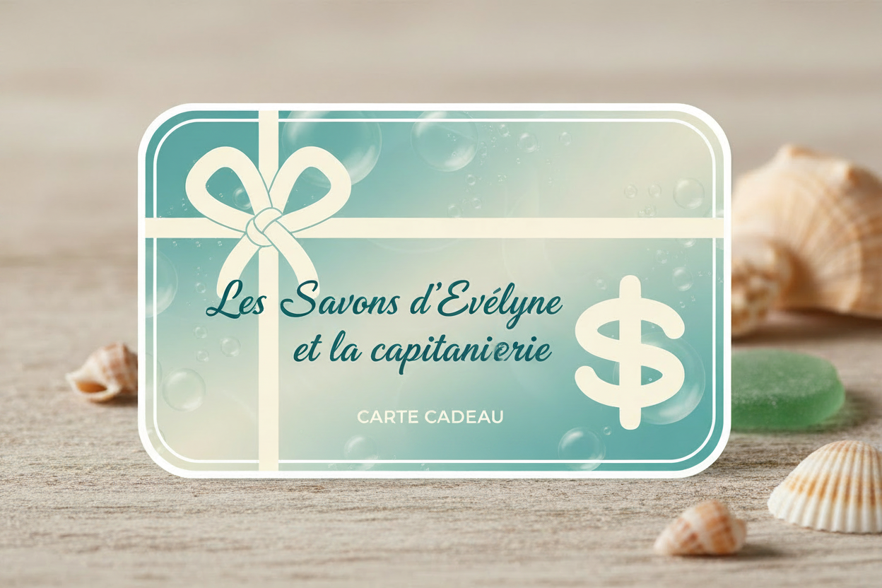 Cartes-cadeaux | les savons d'Evelyne et la capitainerie